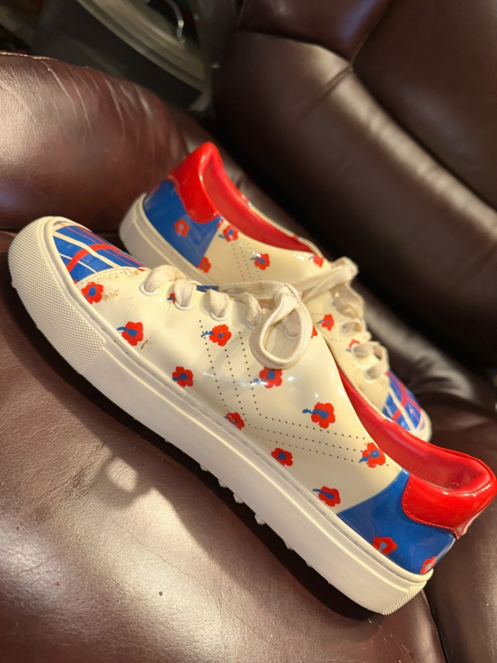 Tory Burch Tory Sport Patent Leather Golf Shoes